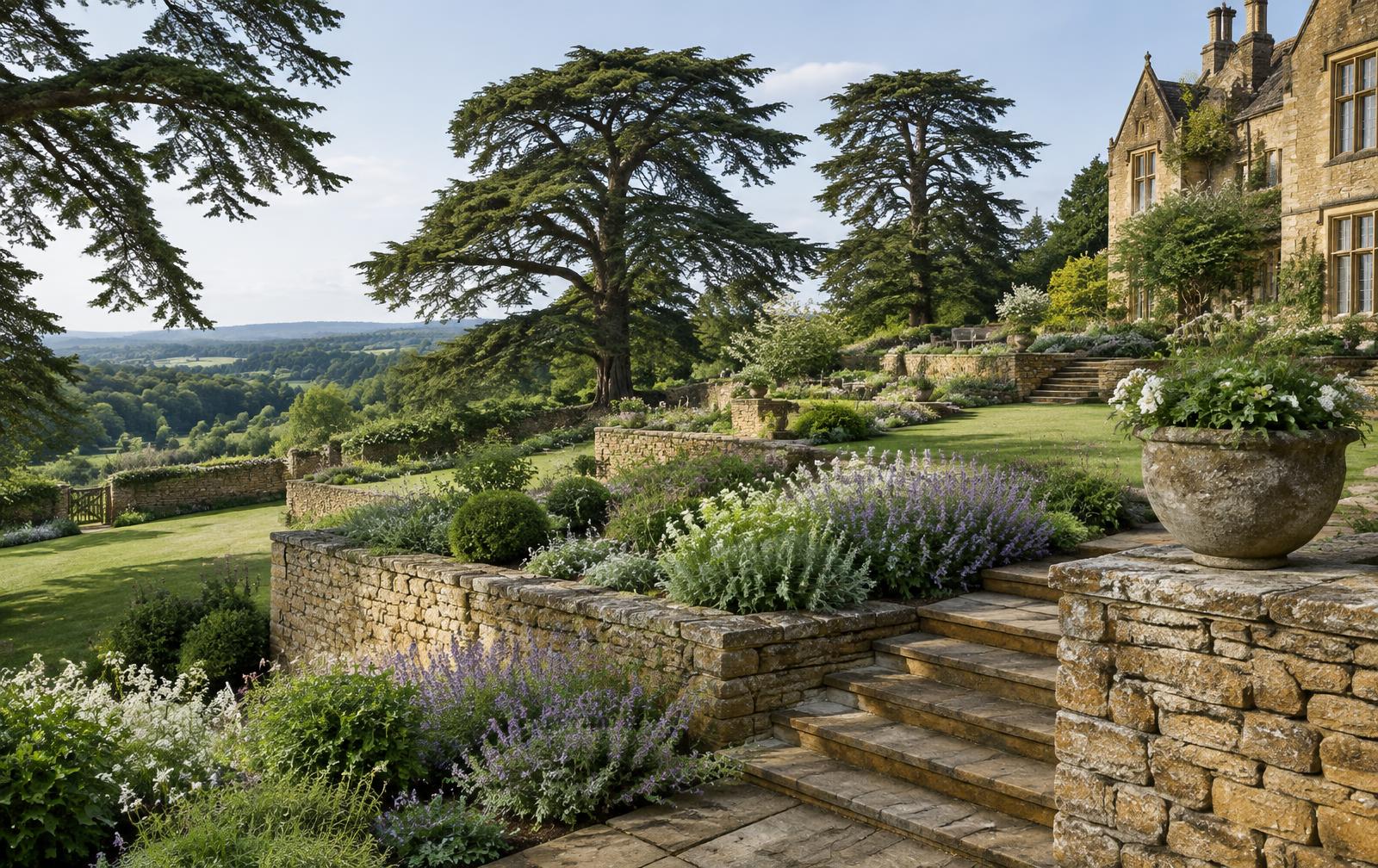 Stone, Sand & Cedars: The New Architecture of the Surrey Estate Garden